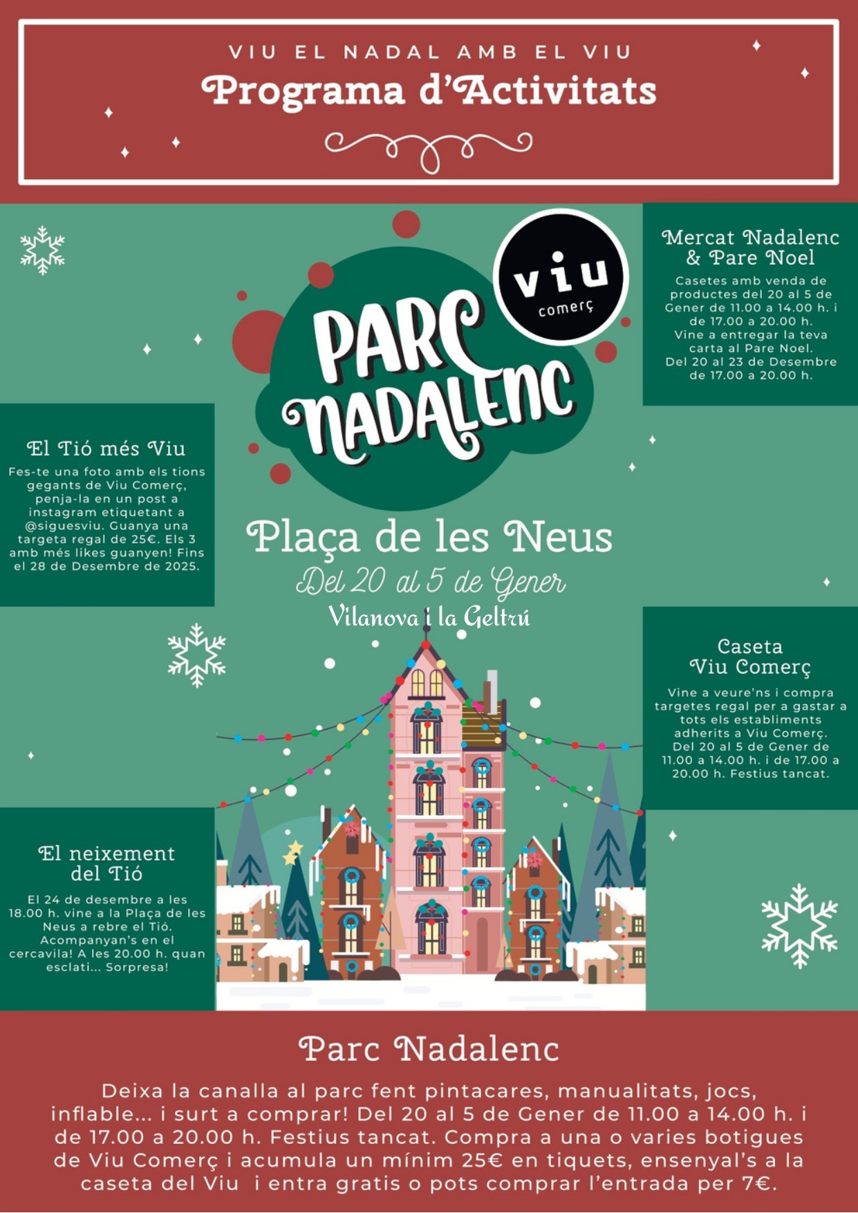 Lee más sobre el artículo 🎄Viu comerç t’invita a gaudir del Nadal a Vilanova i la Geltrú🎄