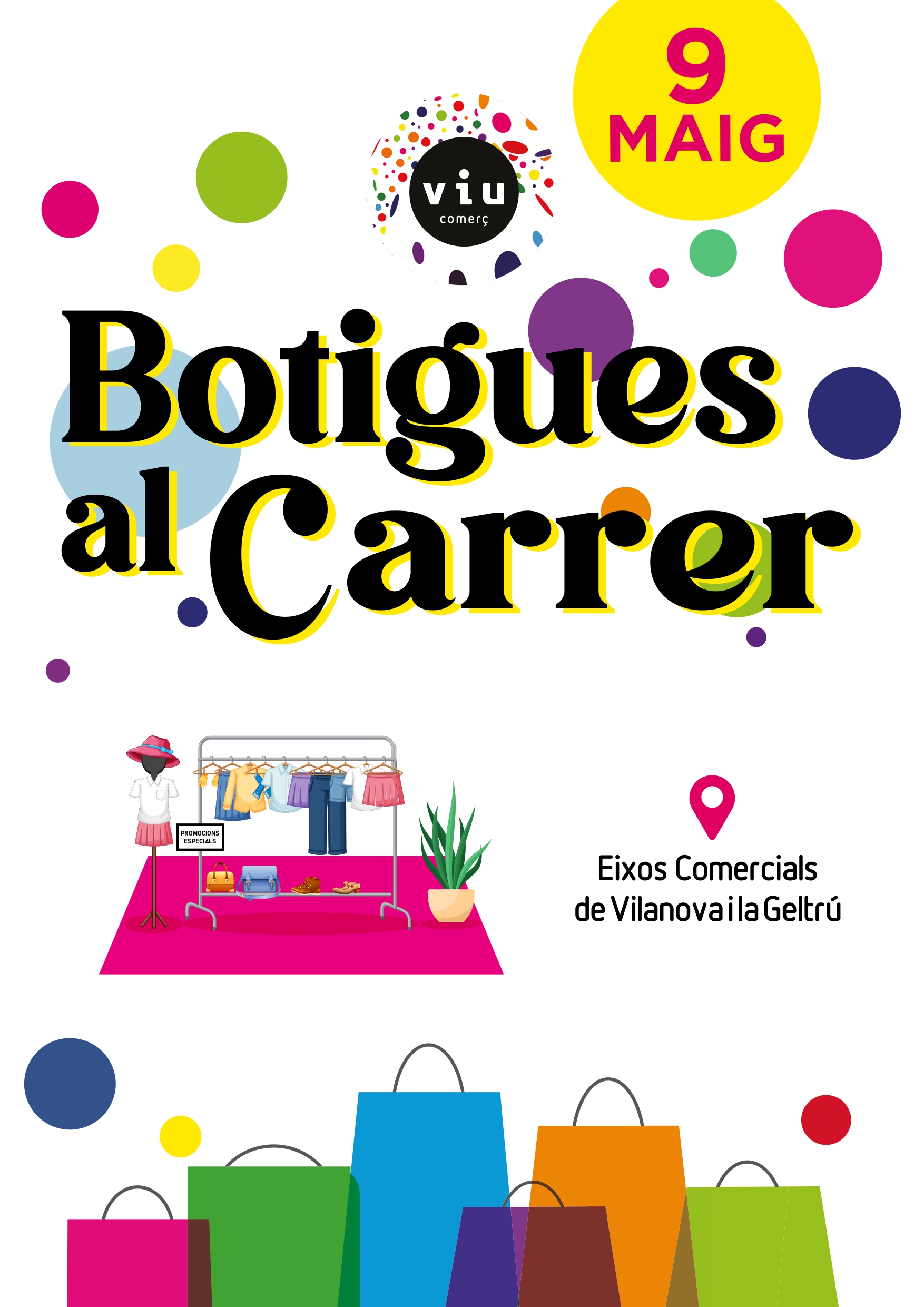 Lee más sobre el artículo Botigues al Carrer🛍️ aquest 9 de maig 2026