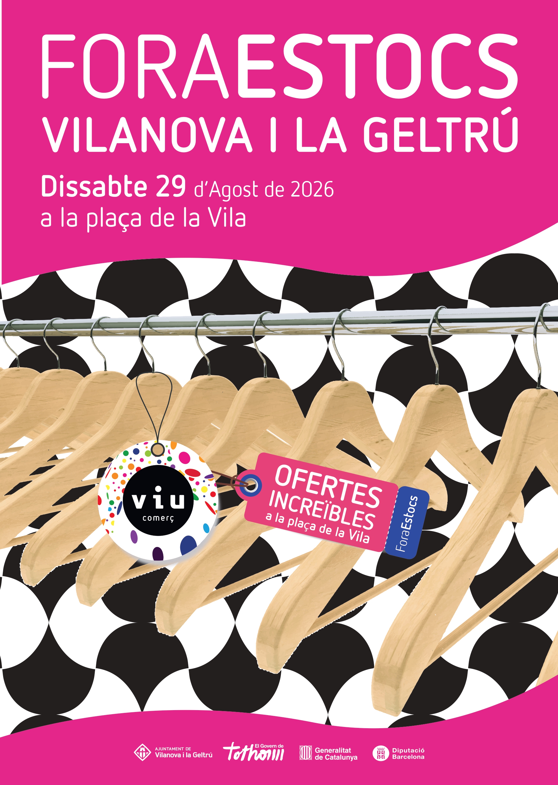 Lee más sobre el artículo 🛍️ El dissabte 29 d’agost torna el Fora Estocs!